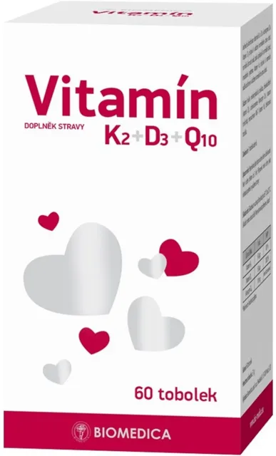 Biomedica Vitamin K2 + D3 + Q10 60 tobolek