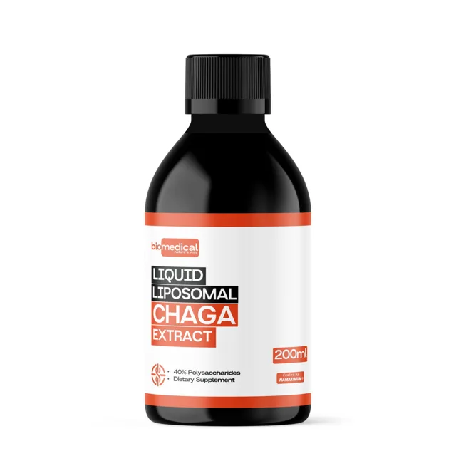 Biomedical Liposomal Chaga Extract (40% Polysaccharides) 200ml