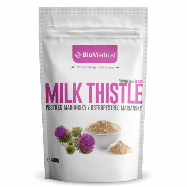 Biomedical Ostropestřec Mariánsky prášek Natural 400g