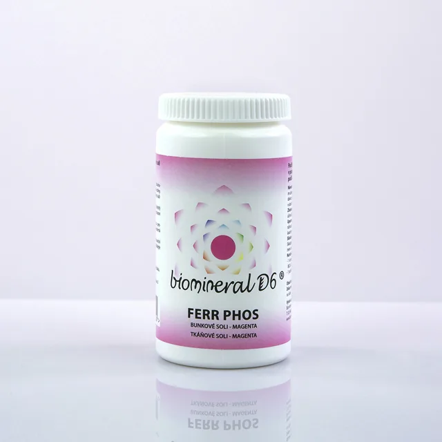 Biomineral d6 Biomineral D6® Ferrum Phosphoricum – MAGENTA (číslo 3)