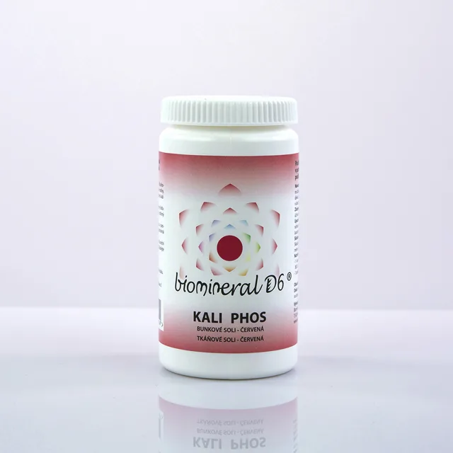 Biomineral d6 Biomineral D6® Kalium Phosphoricum – ČERVENÁ (číslo 5)