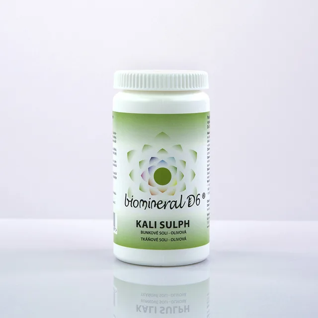 Biomineral d6 Biomineral D6® Kalium Sulphuricum – OLIVOVÁ (číslo 6)