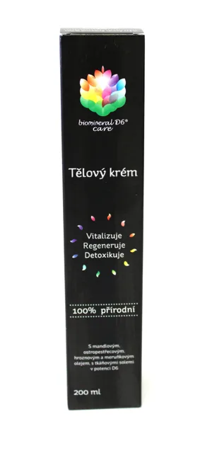 Biomineral d6 Přírodní tělový krém Biomineral Care 200ml