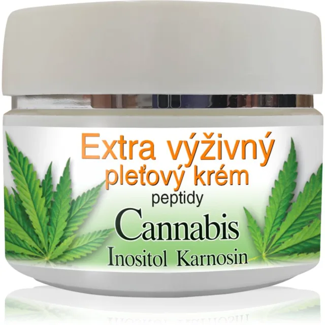 Bione Cosmetics Cannabis s Peptidy extra výživný pleťový krém 51 ml