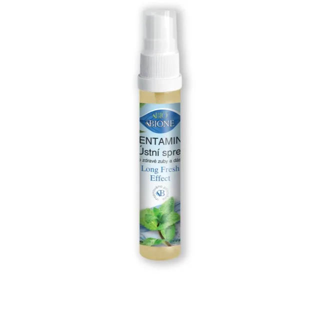 Bione Cosmetics Dentamint Long Fresh Effect ústní sprej pro svěží dech 27 ml
