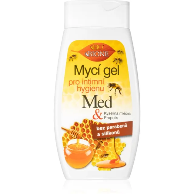 Bione Cosmetics Med + Q10 gel pro intimní hygienu s mateří kašičkou 260 ml