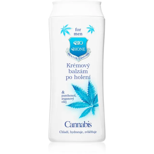 Bione Cosmetics Pro Muže Cannabis krémový balzám po holení 200 ml