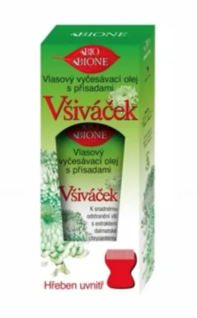 Bione všiváček vyčesávací olej na vlasy 82ml EXP. 05/2026