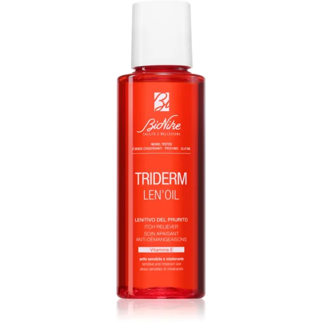 BioNike Triderm Len'oil zklidňující olej proti podráždění a svědění pokožky 100 ml