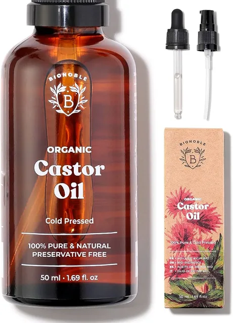 Bionoble Bionoble, Organic Castor Oil, Ricinový olej, 50 ml