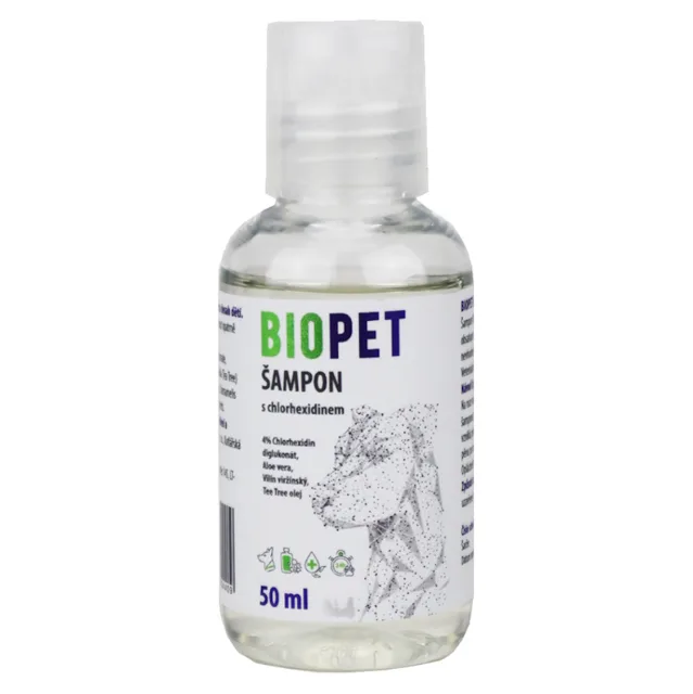 BIOPET Chlorhexidine šampon 4% 50 ml