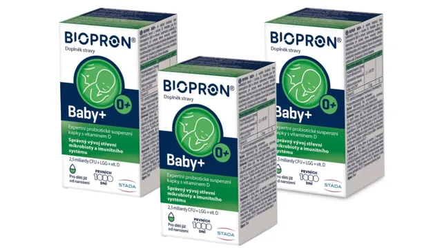 Biopron Baby+ s vitaminem D 0+ 3 x 10ml
