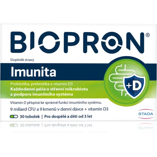 Biopron® Imunita tobolky pro ochranu střevní mikroflóry 30 cps