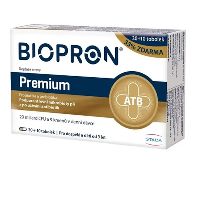 Biopron Premium probiotika a prebiotika 30+10 tobolek