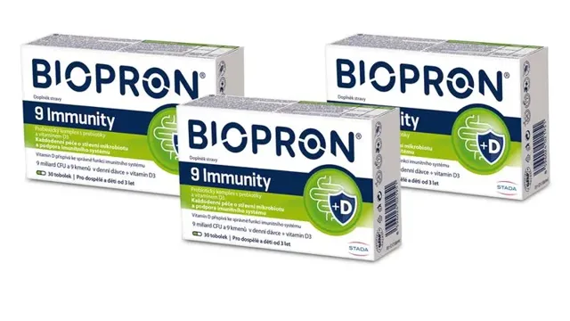Biopron9 Immun vitamin D3 3 x 30 tobolek