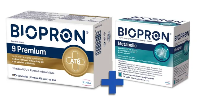 Biopron9 Premium 60 tobolek + Biopron Metabolic 20 sáčků
