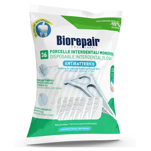 BIOREPAIR Držátko se zubní nití 36 kusů