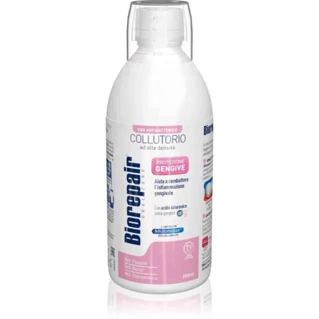 Biorepair Gum Protection Mouthwash ústní voda pro ochranu zubů a dásní 500 ml