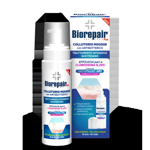 BioRepair Plus intenzivní pěnová ústní voda 200 ml