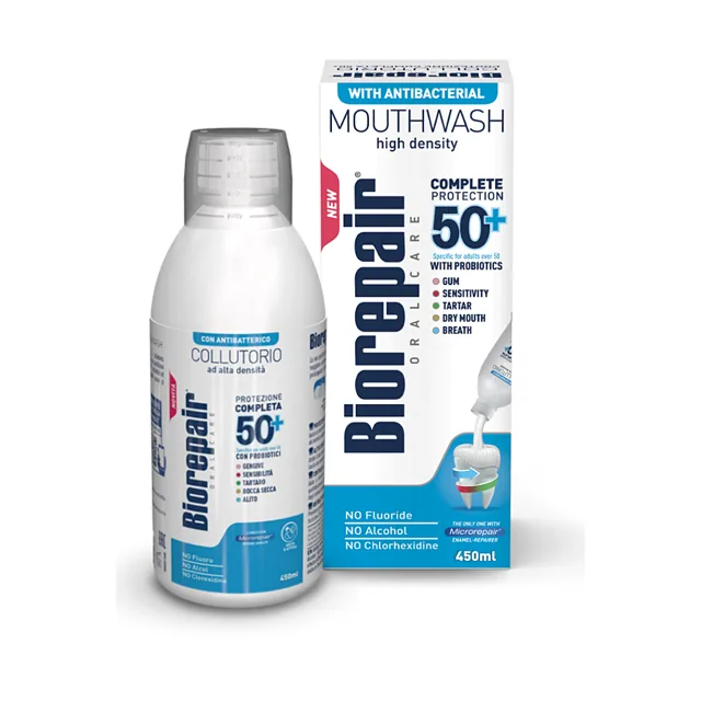 BIOREPAIR Ústní voda Complete Protection 50+ antibakteriální 450 ml
