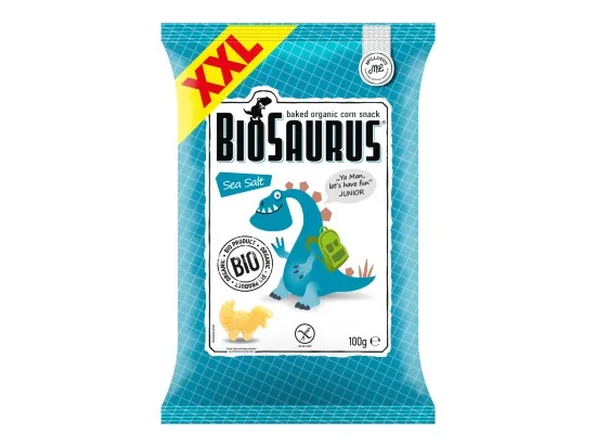 Biosaurus BIO snack mořská sůl JUNIOR 100 g