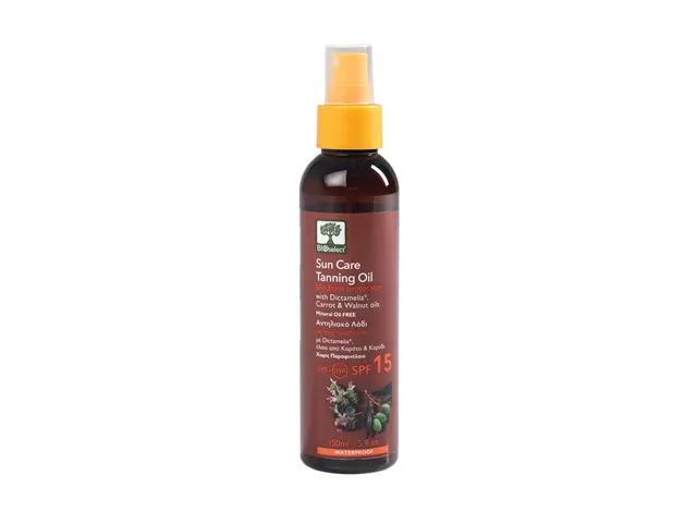BIOselect - Opalovací olej se střední ochranou SPF 15, 150 ml
