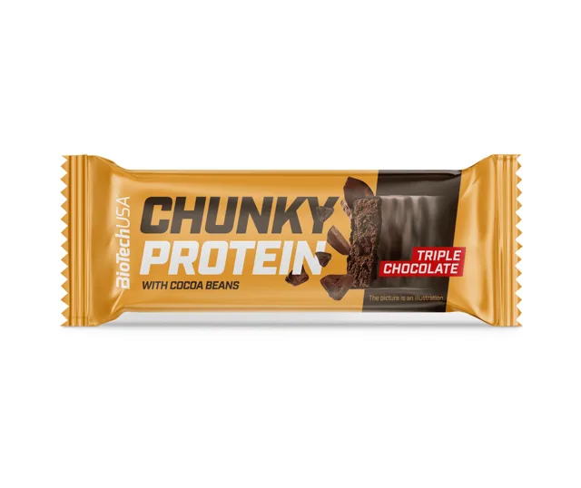 BioTech USA Chunky Protein Bar Triple Chocolate 50 g