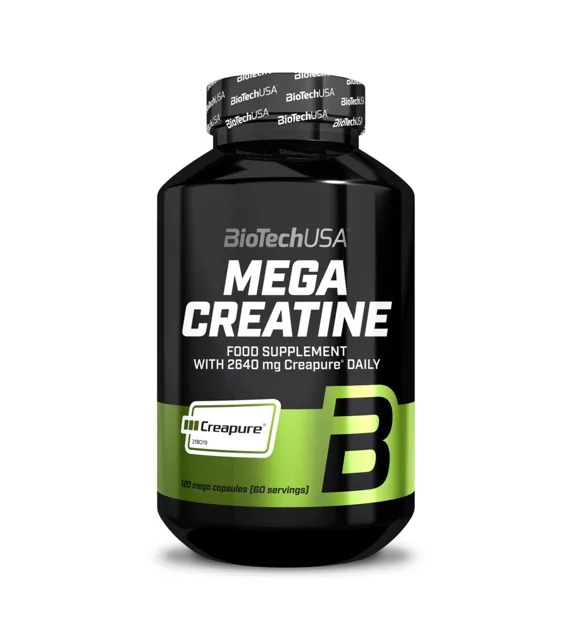 BioTech USA Mega Creatine 120 kapslí