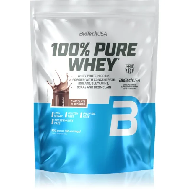 BioTechUSA 100% Pure Whey syrovátkový protein příchuť Coconut & Chocolate 900 g