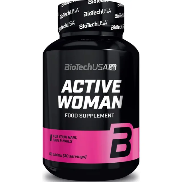 BioTechUSA Active Woman komplexní multivitamín s minerály pro ženy 60 tbl