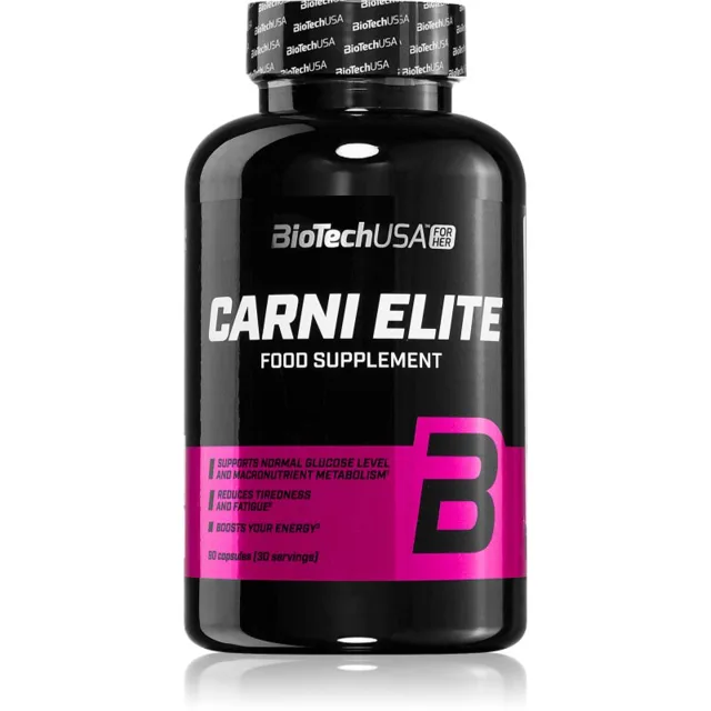 BioTechUSA Carni Elite kapsle pro udržení normální hladiny cukru v krvi 90 cps