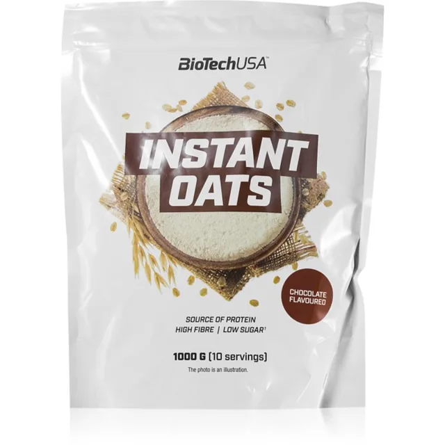 BioTechUSA Instant Oats ovesné vločky instantní příchuť Chocolate 1000 g