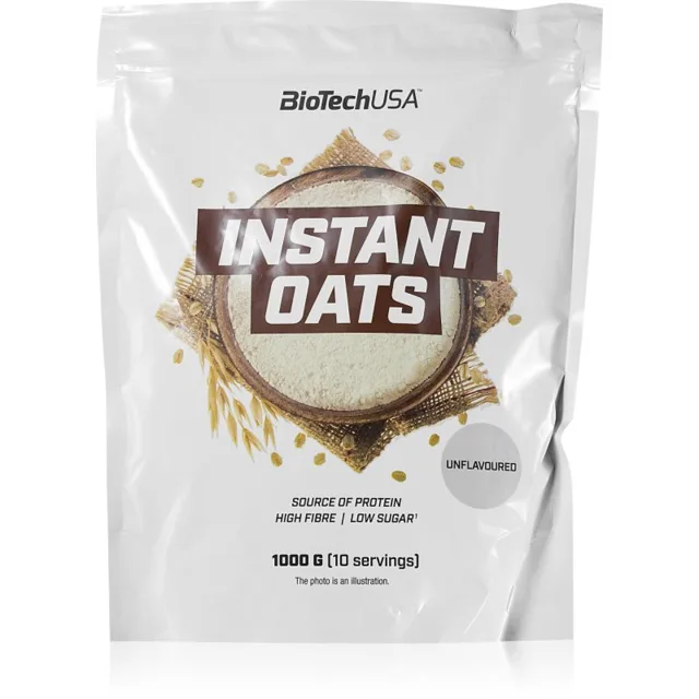 BioTechUSA Instant Oats ovesné vločky instantní příchuť Unflavoured 1000 g