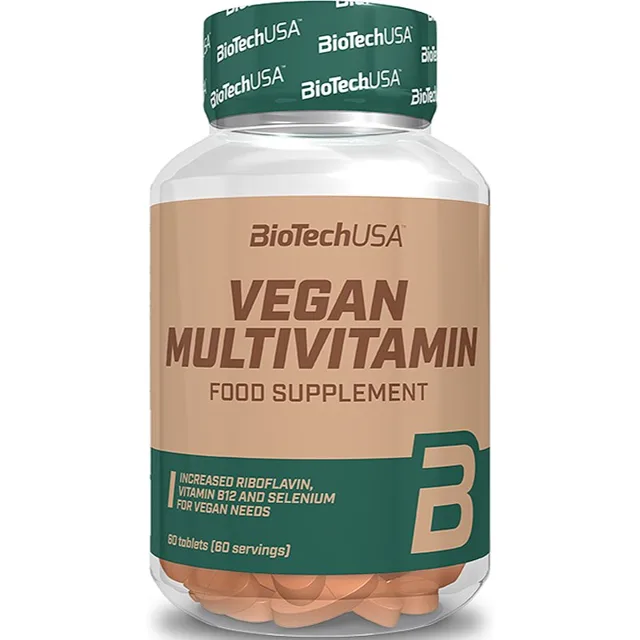 BioTechUSA Vegan Multivitamin komplexní multivitamín s minerály 90 g