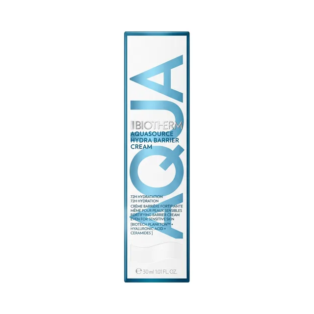 Biotherm Aquasource Hydra Barrier Cream, 30 ml, hydratační krém na obličej