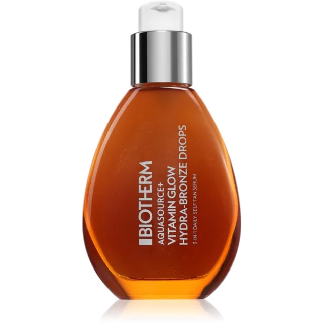 Biotherm Aquasource+ Vitamin Glow Hydra-Bronze Drops samoopalovací kapky 50 ml