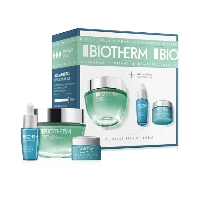Biotherm Dárková sada pleťové péče Aquasource Hyalu Plump Gel Set