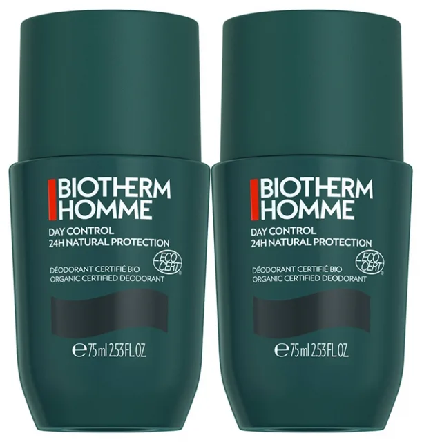 Biotherm Sada kuličkových deodorantů Homme Day Control Natural Protect