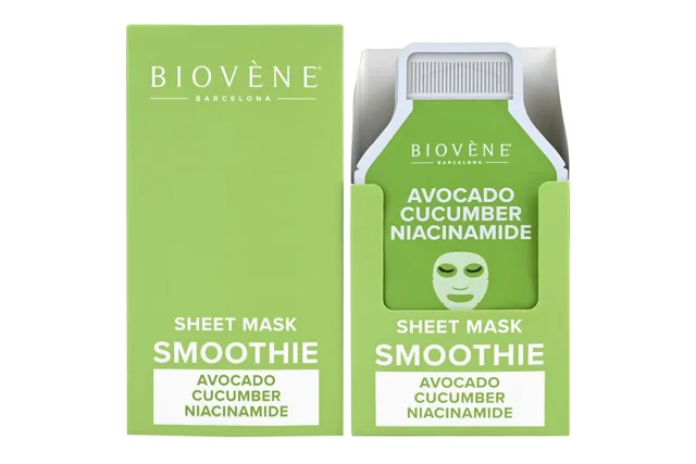 BIOVÉNE Avocado + Niacin Dewy-Moist plátýnková maska 25 ml
