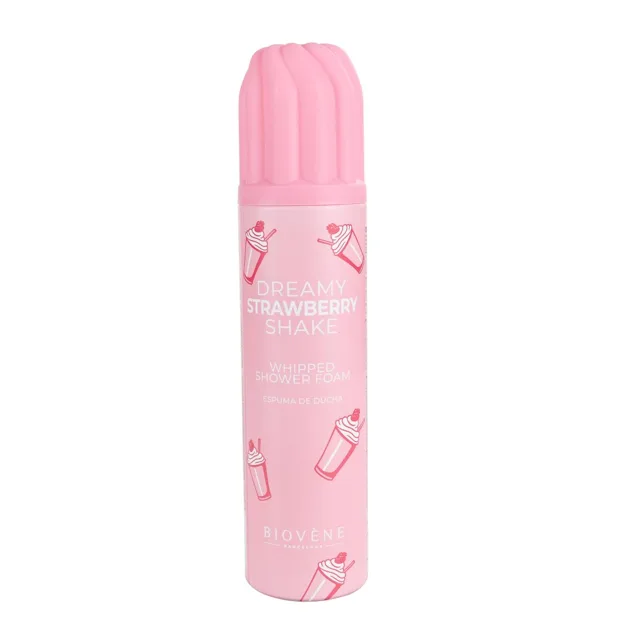 Biovène Šlehačková sprchová pěna Dreamy Strawberry Shake 250 ml