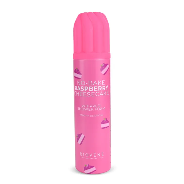 Biovène Šlehačková sprchová pěna No-Bake Raspberry Cheesecake 250 ml