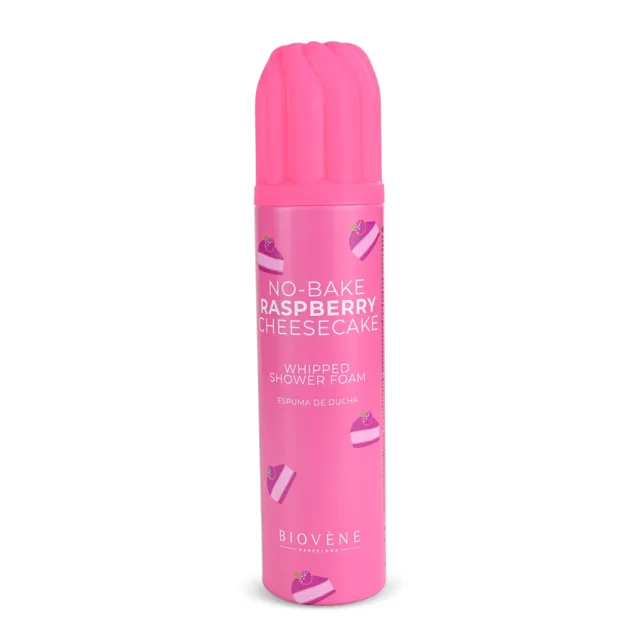 BIOVÉNE Šlehačková sprchová pěna Raspberry Cheesecake 250 ml