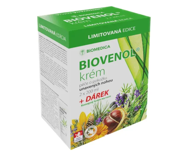 Biovenol krém 2x200ml + dárek