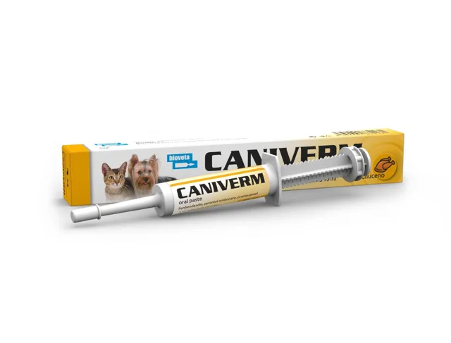Bioveta Caniverm Perorální pasta pro psy a kočky 10 ml