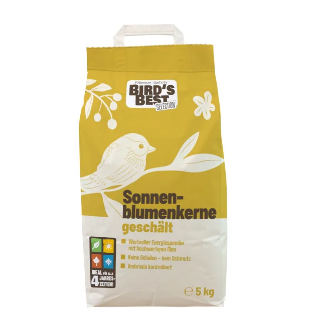 Bird's Best slunečnicová semínka loupaná - 5 kg