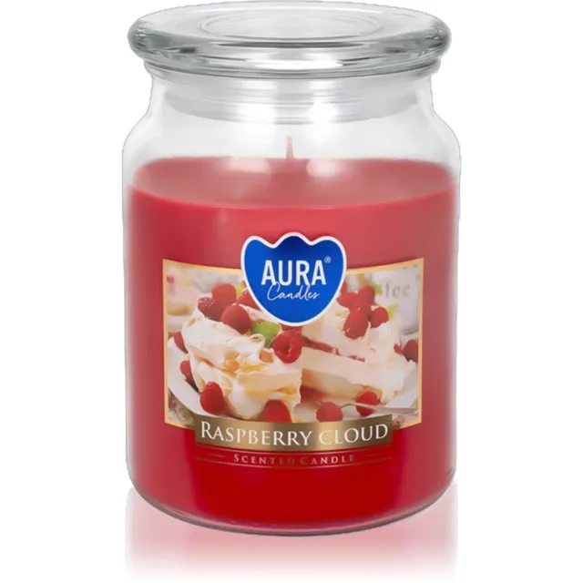 BISPOL Premium Line Raspberry Cloud vonná svíčka 500 g