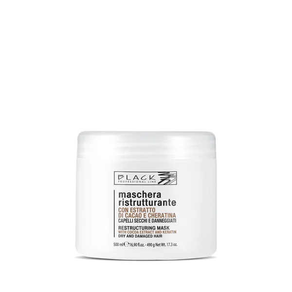 Black Maschera Cioccolato E Cheratina 500ml - Maska s keratinem a čokoládovým extraktem