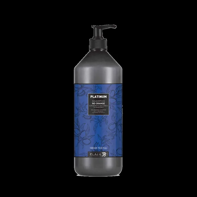 Black Platinum No Orange Shampoo 1000ml -  Šampon proti oranžovým tónům