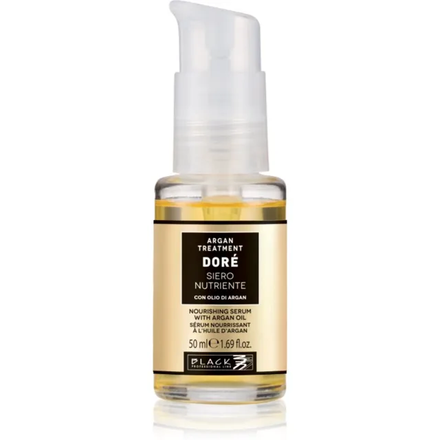 Black Professional Line Line DORÉ Nourishing Argan Oil Sérum sérum na vlasy s arganovým olejem 50 ml