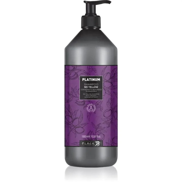 Black Professional Line Line Platinum No Yellow Shampoo bezsulfátový šampon neutralizující žluté tóny 1000 ml